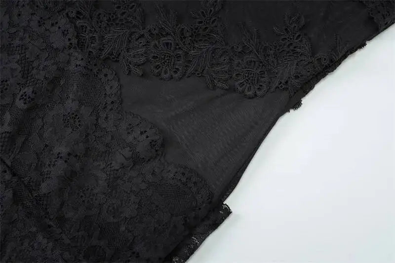 Fatima Lace Mini Dress