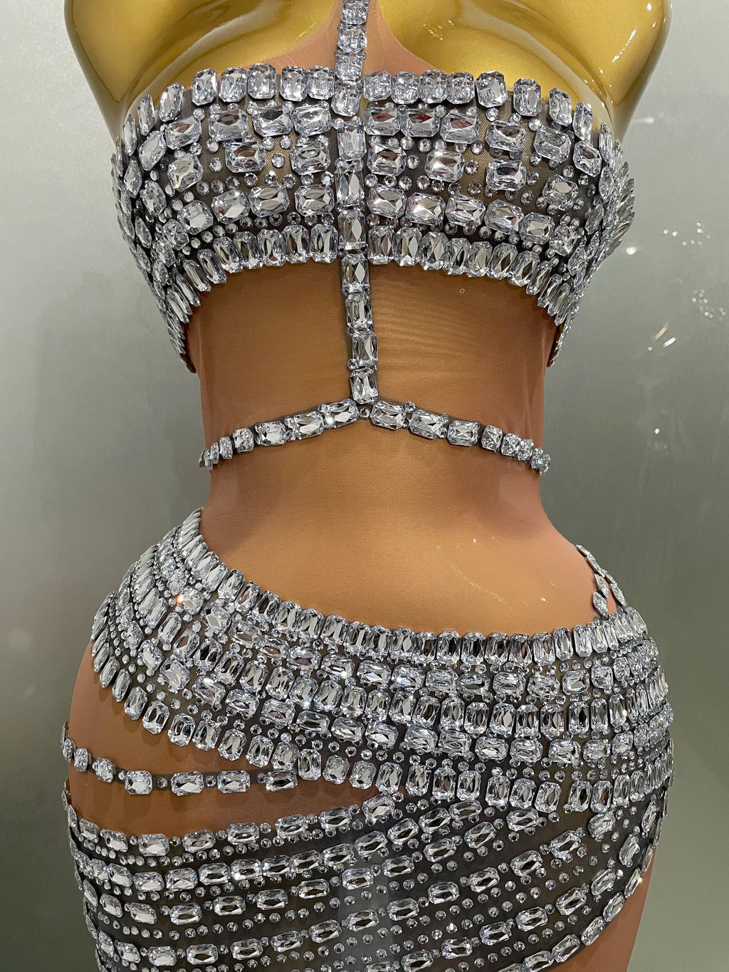 Hottie Rhinestone Mini Dress