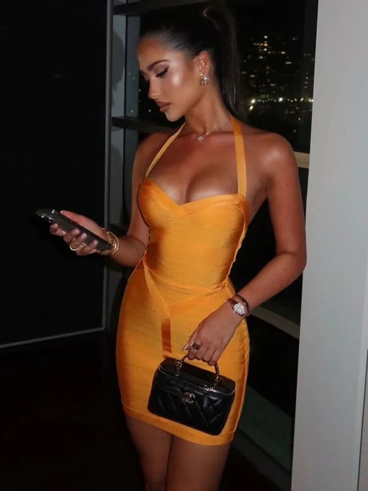 Gaby Bandage Mini Dress