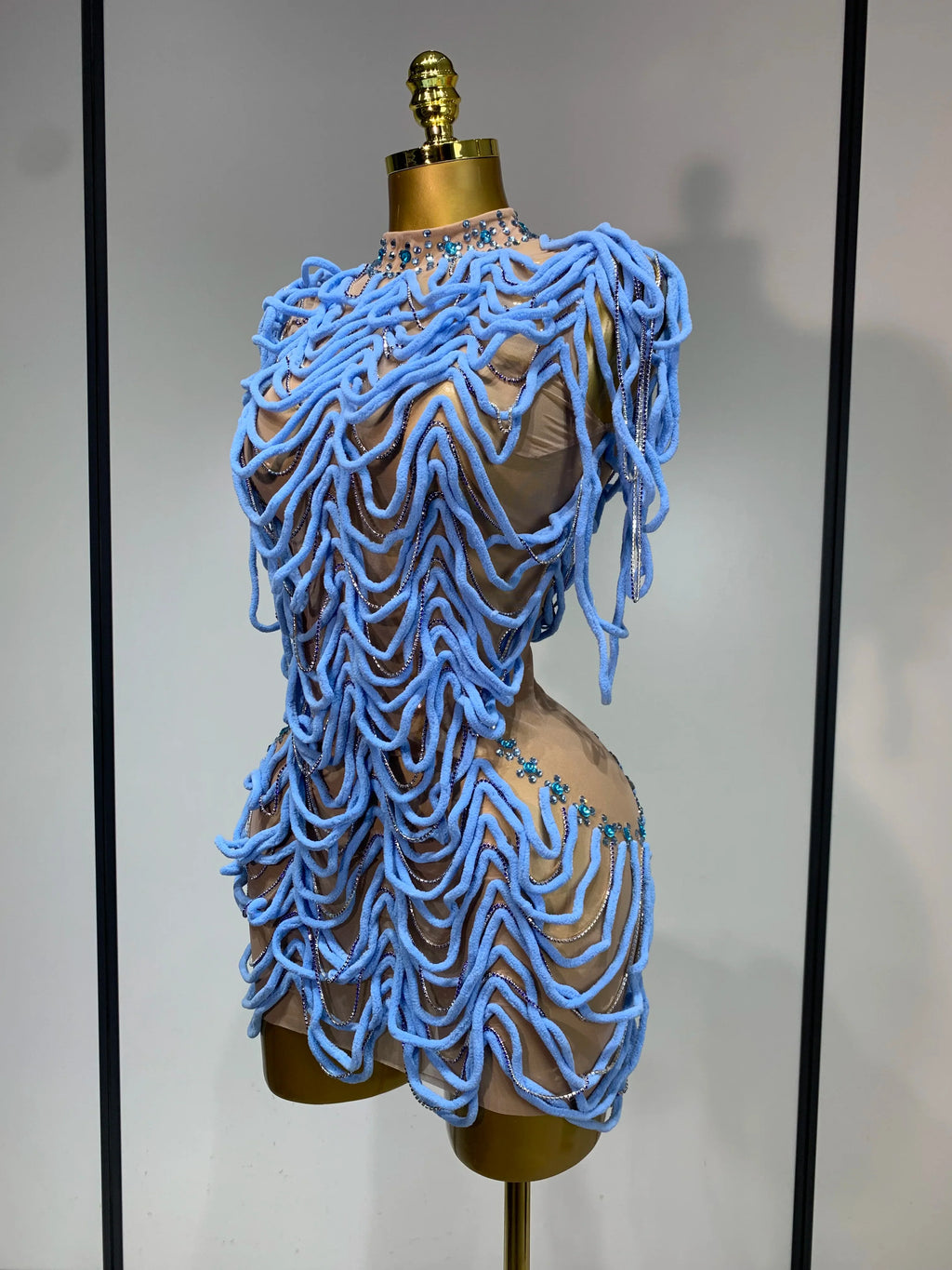 Venia Rhinestone Dress