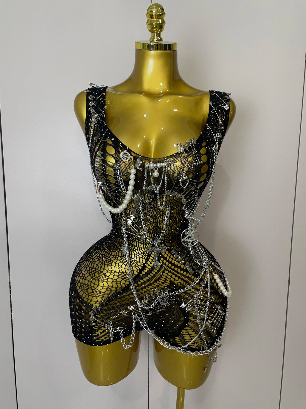 Pin Up Romper black