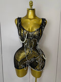 Pin Up Romper black