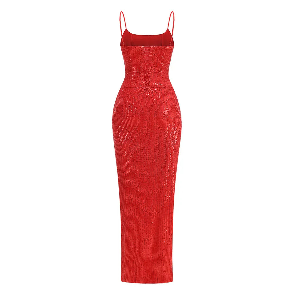 Taylah Pleated Maxi Dress