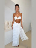 Bon Voyage Skirt Set White