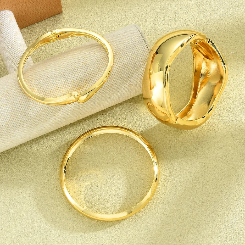 3pcs Gold Bangle Bracelet