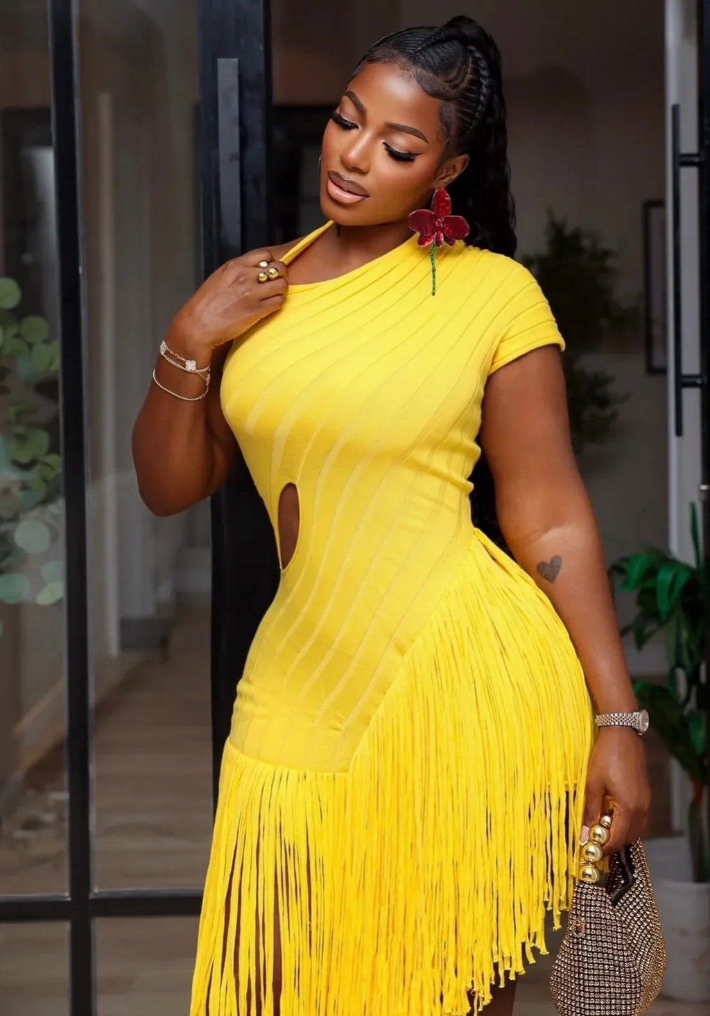 Maresa Tassel Hem Dress