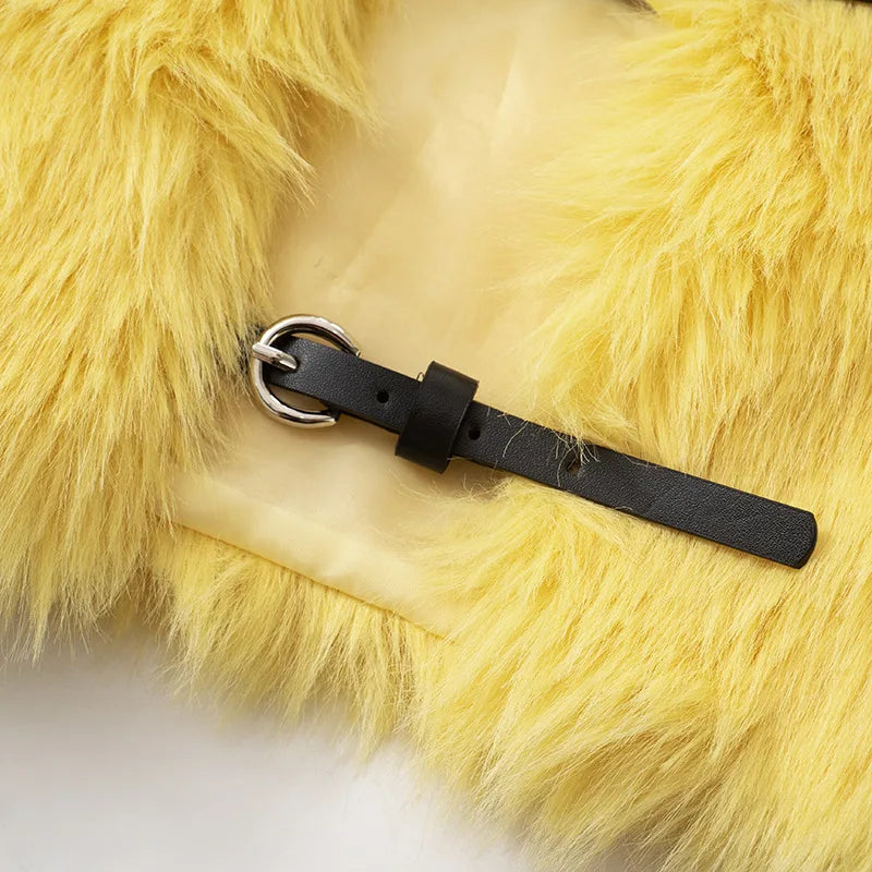 Fluffy Fur Crop Top