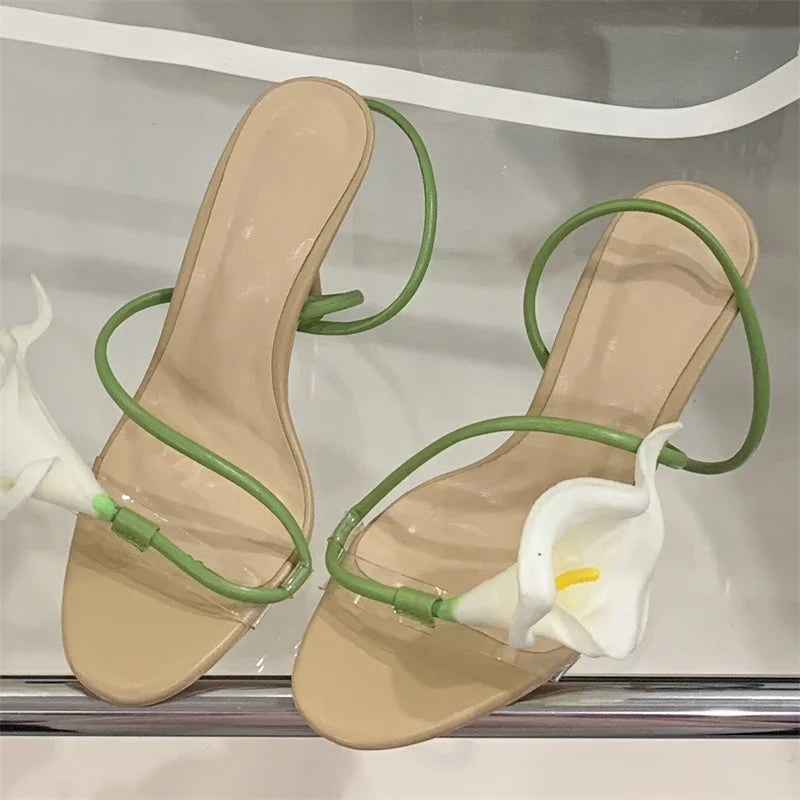Flower High Heels