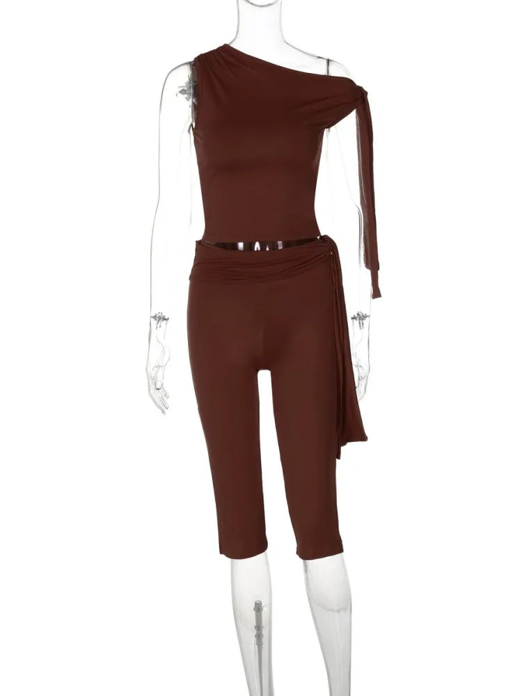 Hanie Short Set Coffee