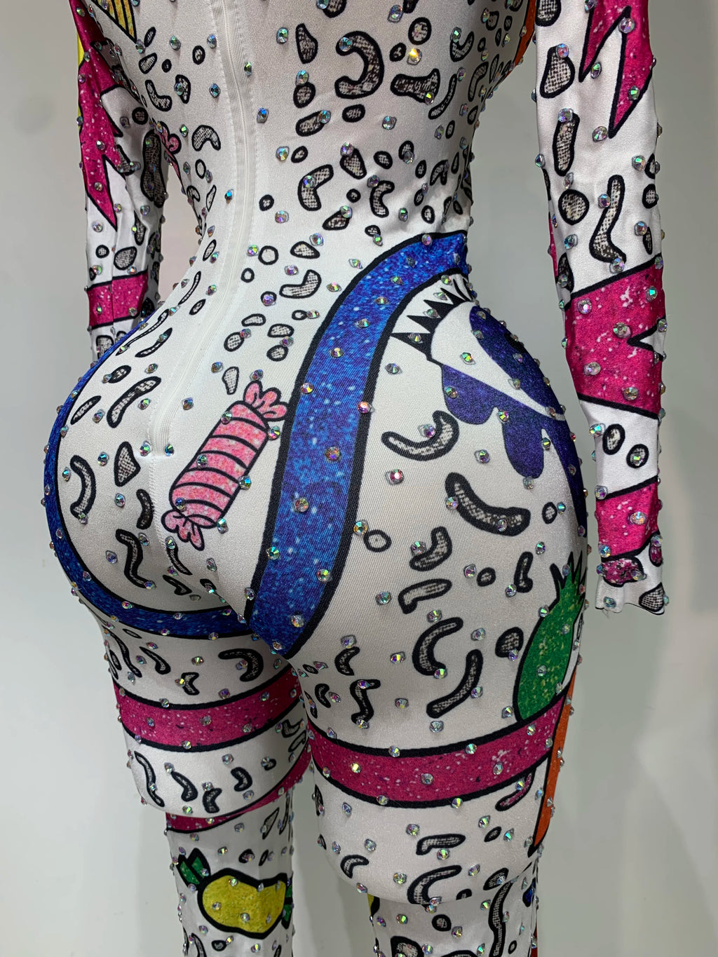Cartoon Print Jumpsuit