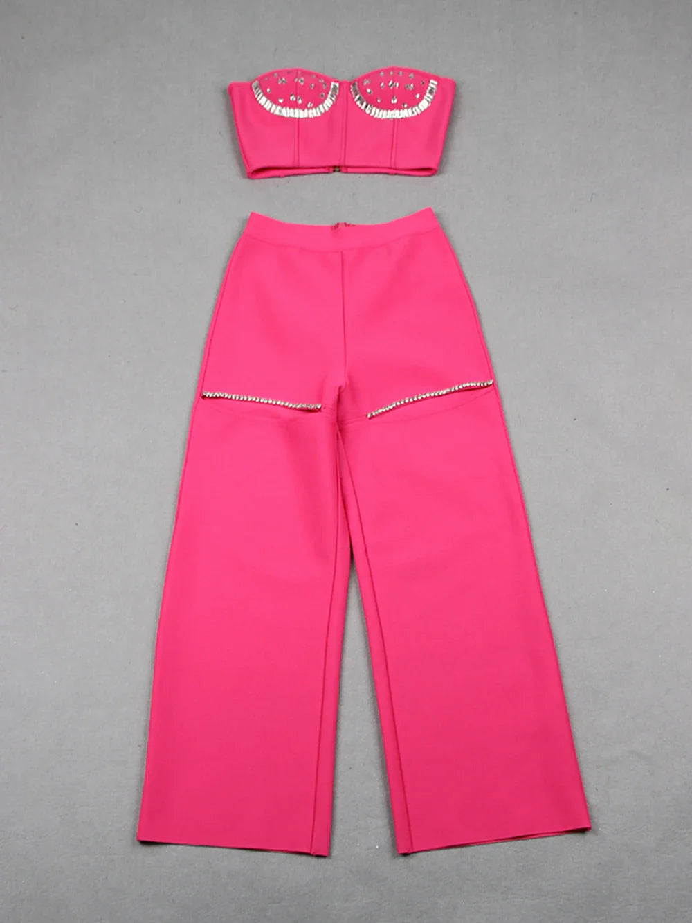 Rose Bandage Pants Set