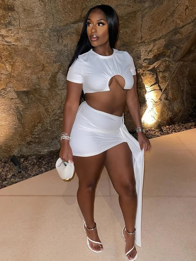 Paityn Ruched Skirt Set
