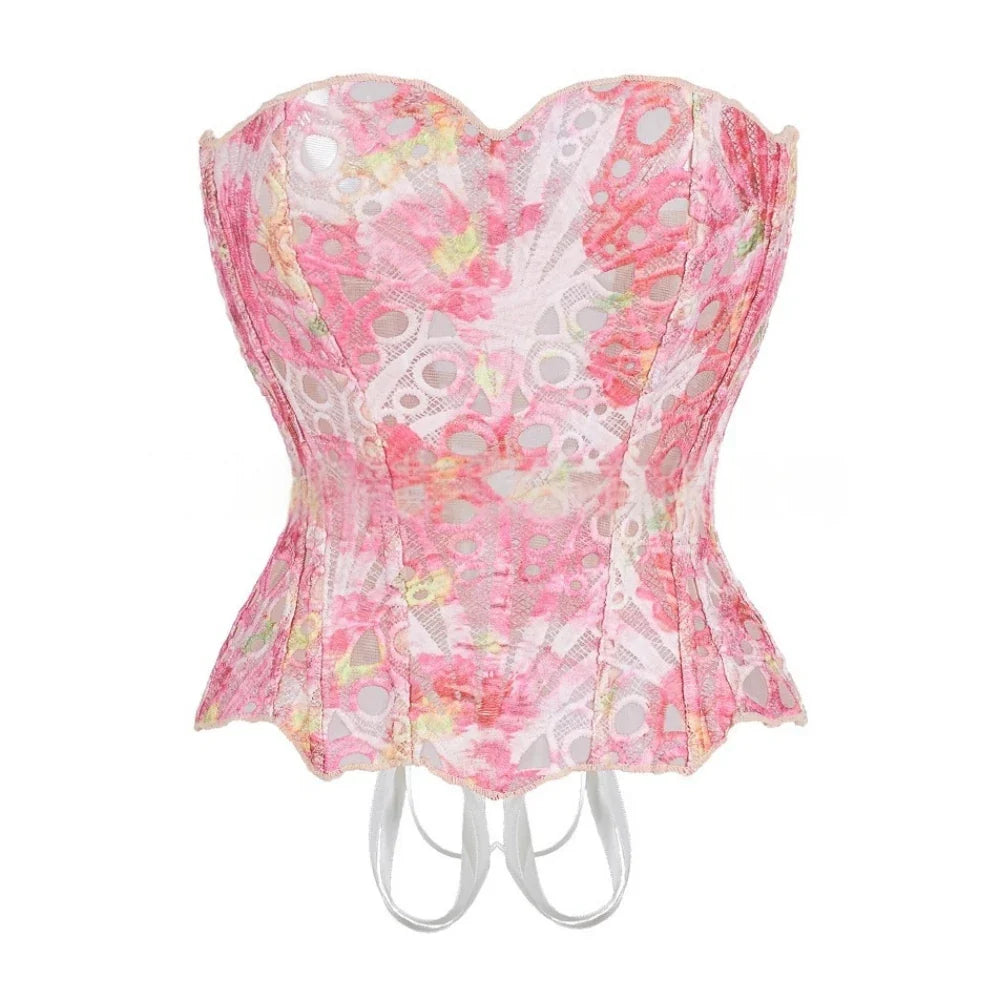 Lory Corset Sequin Short Set