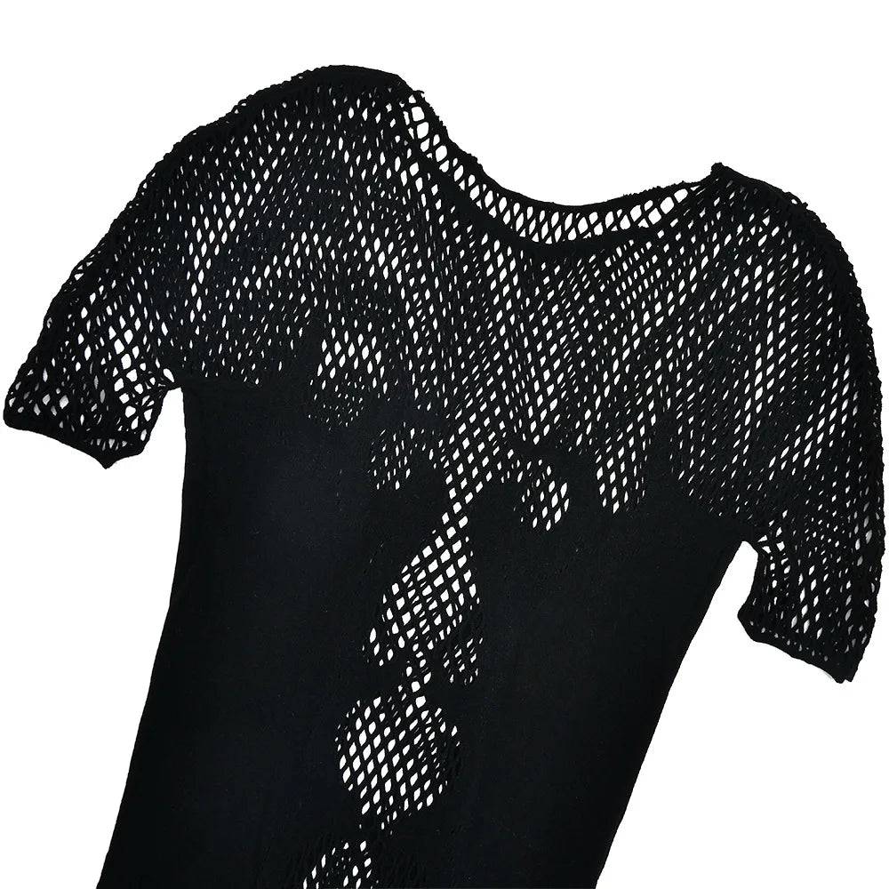 Flaming Hot Mesh Dress