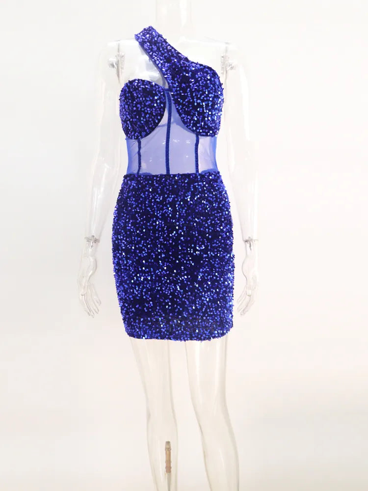 Kyra Sequin Mini Dress