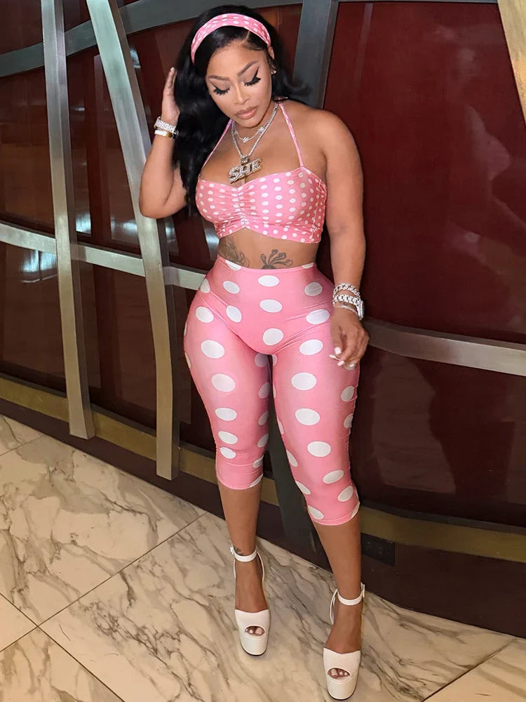 Ani Polka Dot Short Set