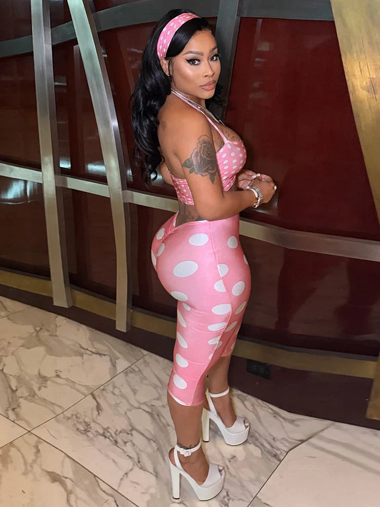 Ani Polka Dot Short Set