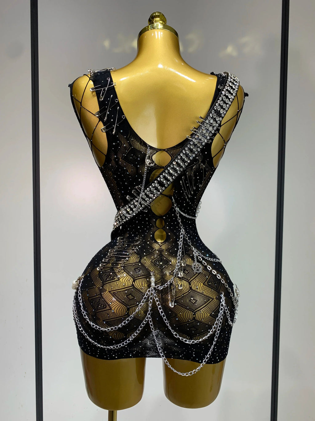 Chain Up Dress