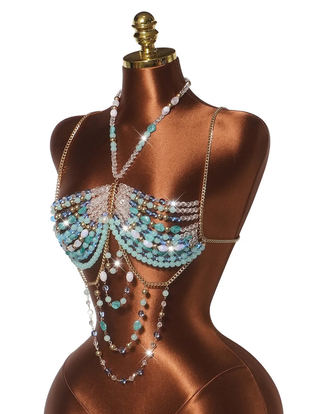 Nadia Beads Skirt Set