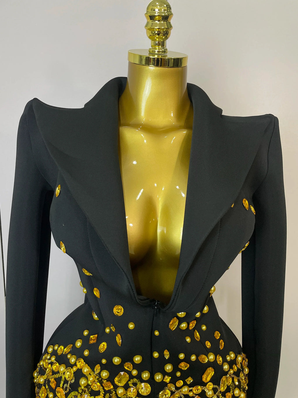 Pearls Blazer Mini Dress