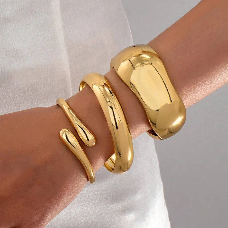 3pcs Gold Bangle Bracelet
