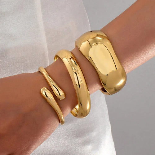 3pcs Gold Bangle Bracelet