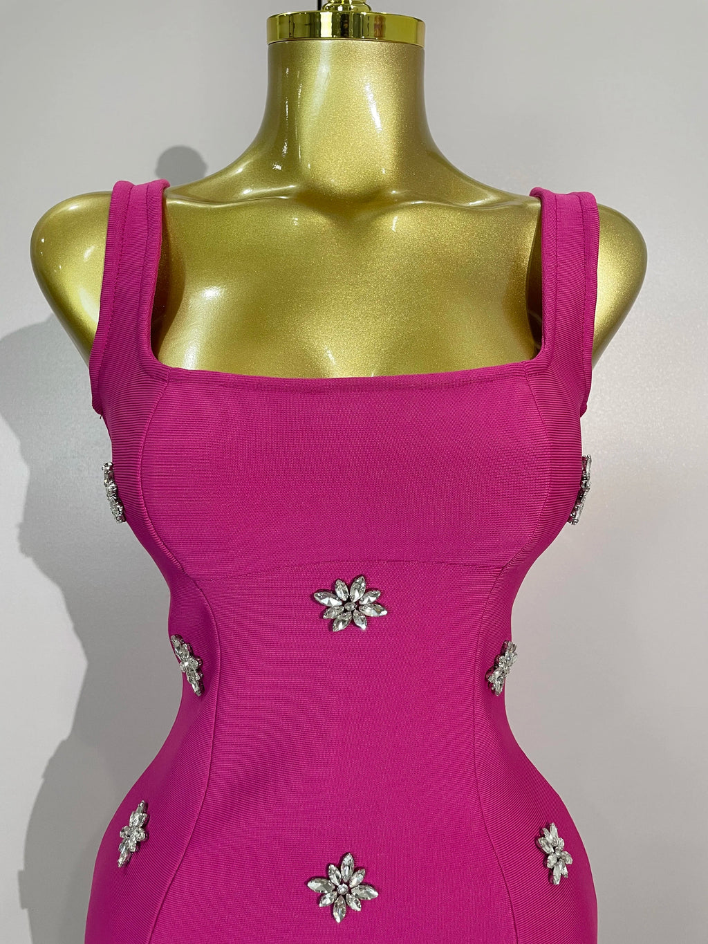 Lori Bandage Ruffle Mini Dress