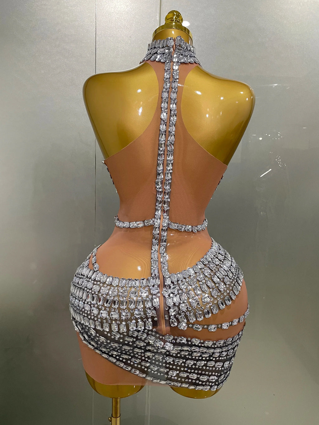 Hottie Rhinestone Mini Dress