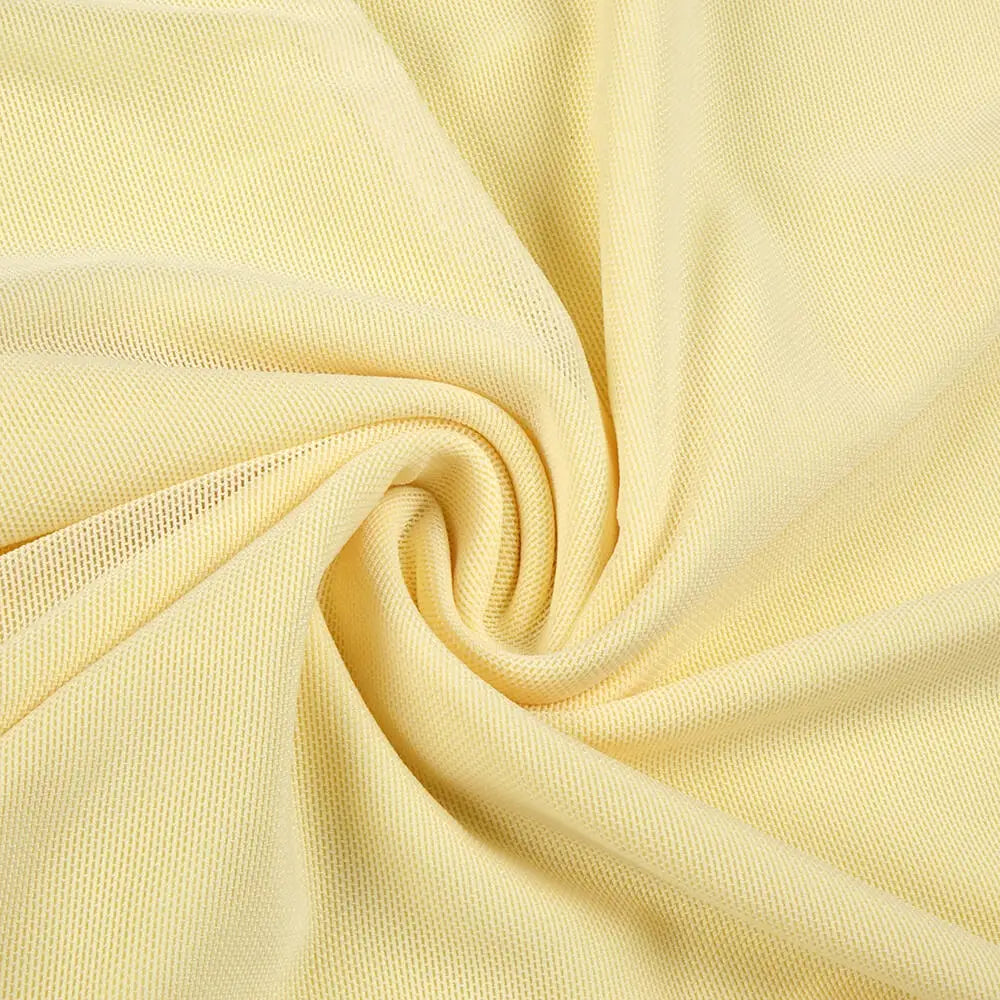 Yellow Silk Maxi Dress