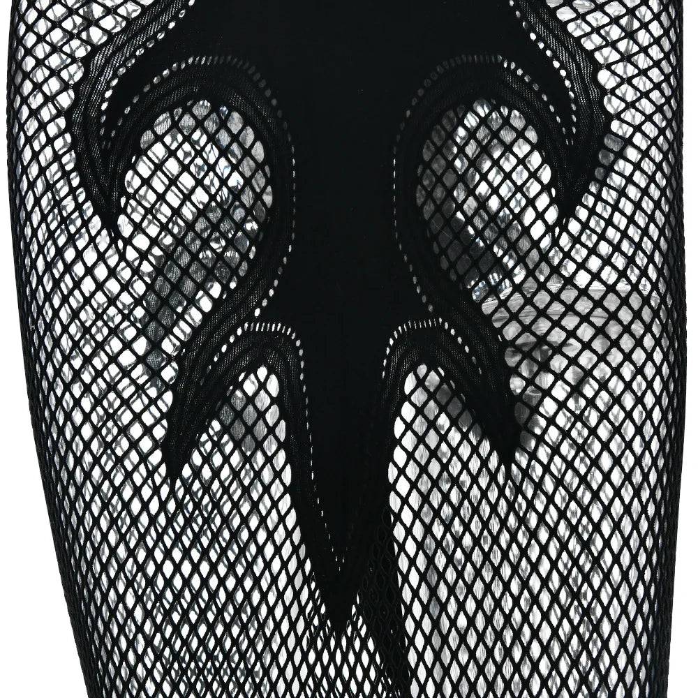 Flaming Hot Mesh Dress
