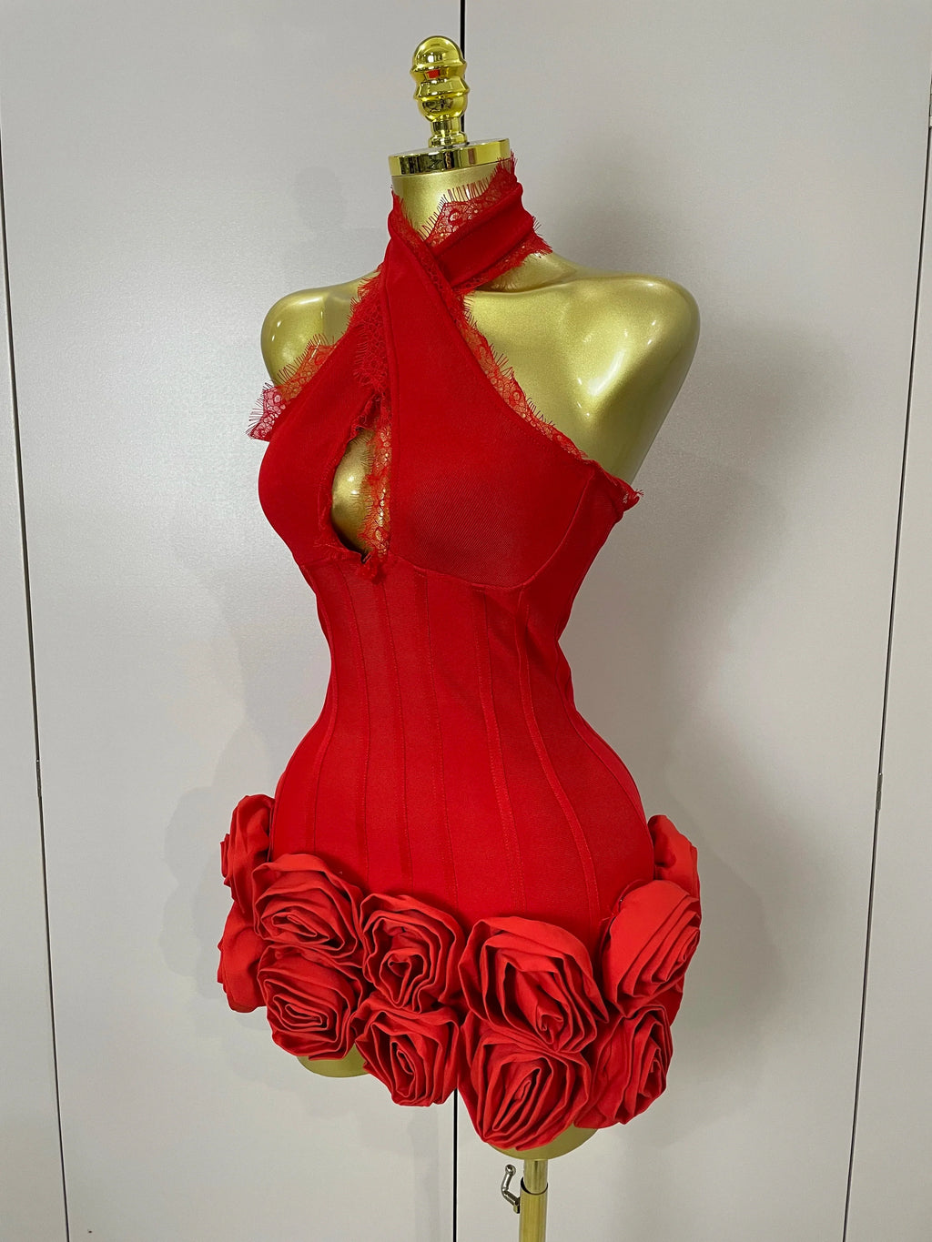 Tatiana Flower Bandage Dress