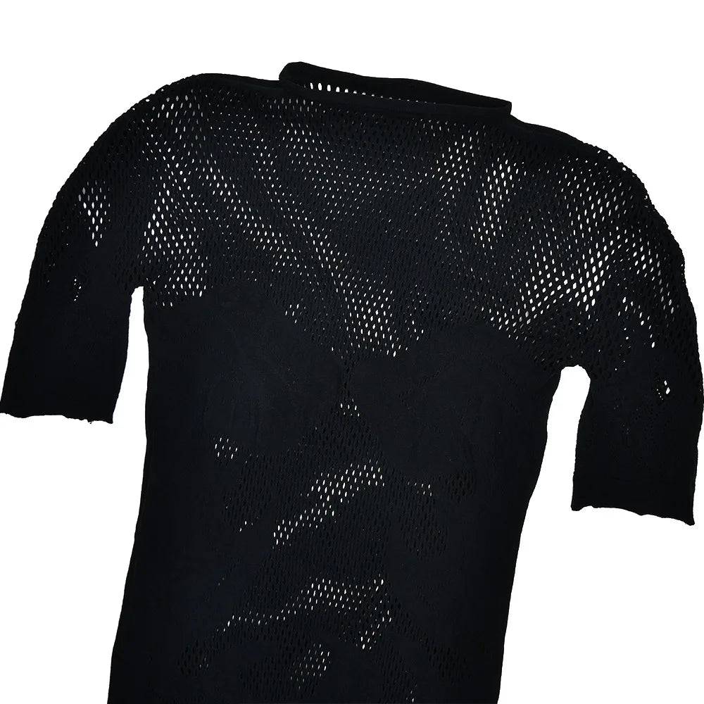 Flaming Hot Mesh Mini Dress