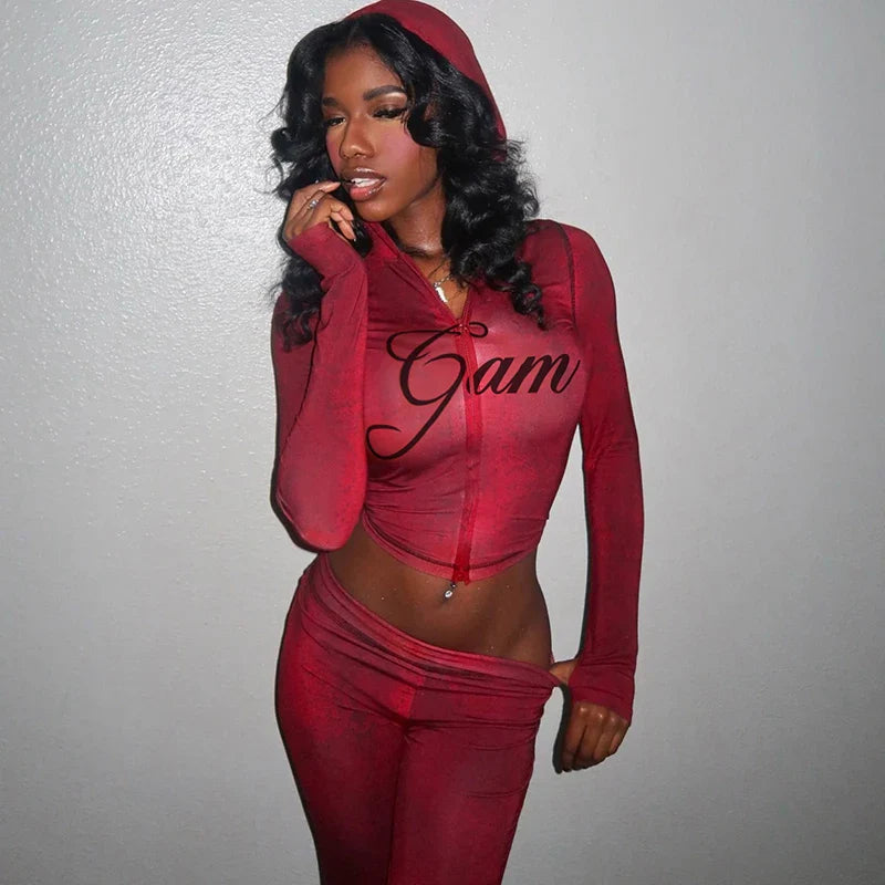 Glam Snake Track Set Red