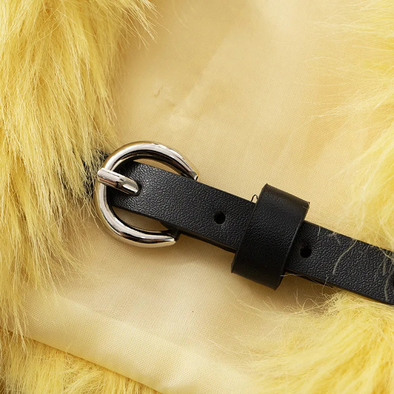 Fluffy Fur Crop Top
