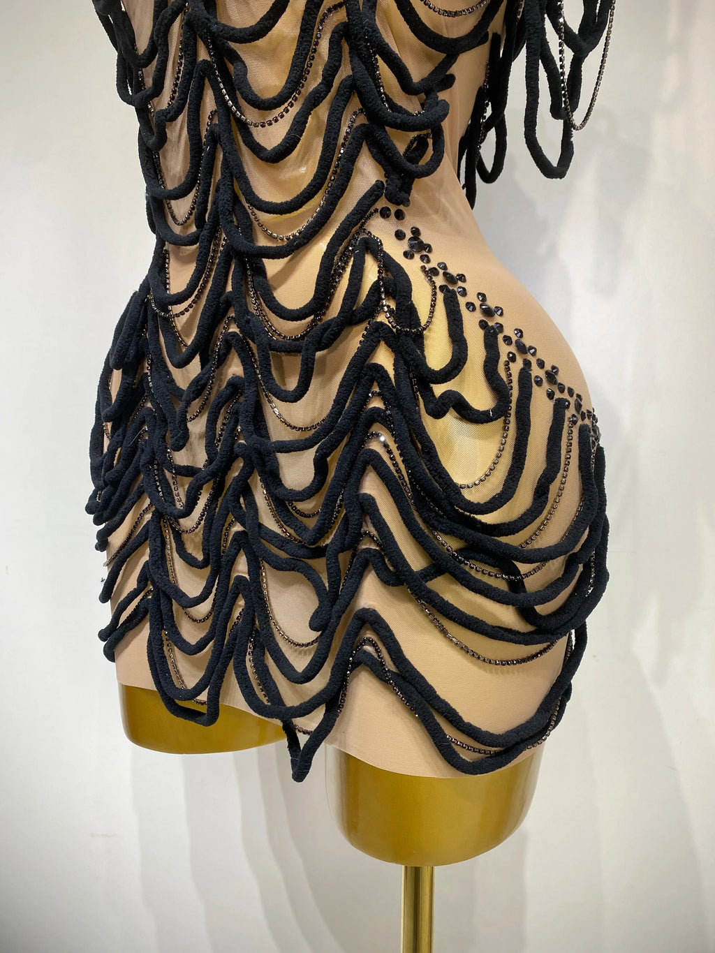 Venia Rhinestone Dress