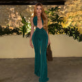 Jeweled Halter Jumpsuit