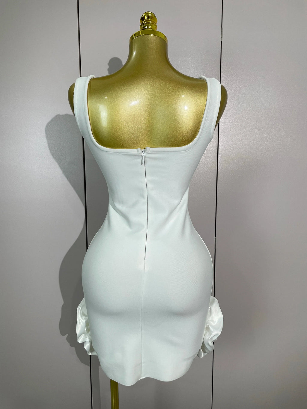 Lori Bandage Ruffle Mini Dress