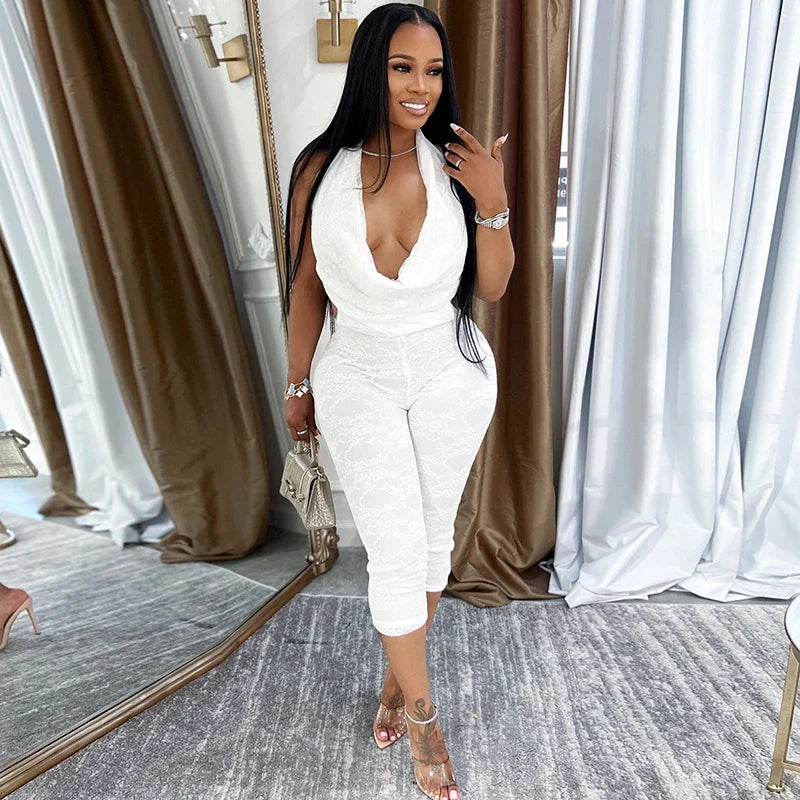 Julia Lace Jumpsuit