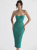 Lisa Bandage Dress Green