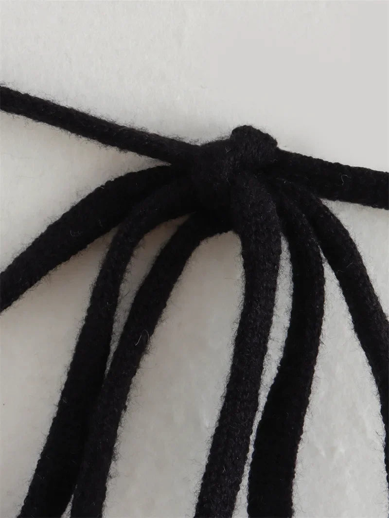 Jen Knit Ruffle Skirt Set