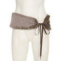 Vintage Furry Belt light brown 90cm