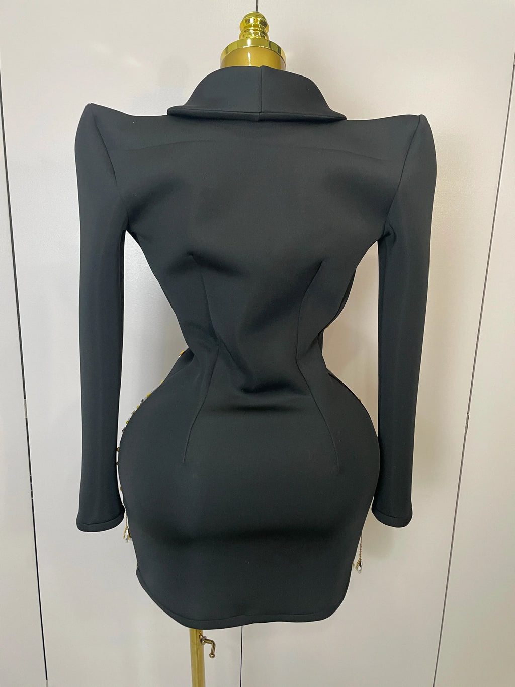 Pearls Blazer Mini Dress