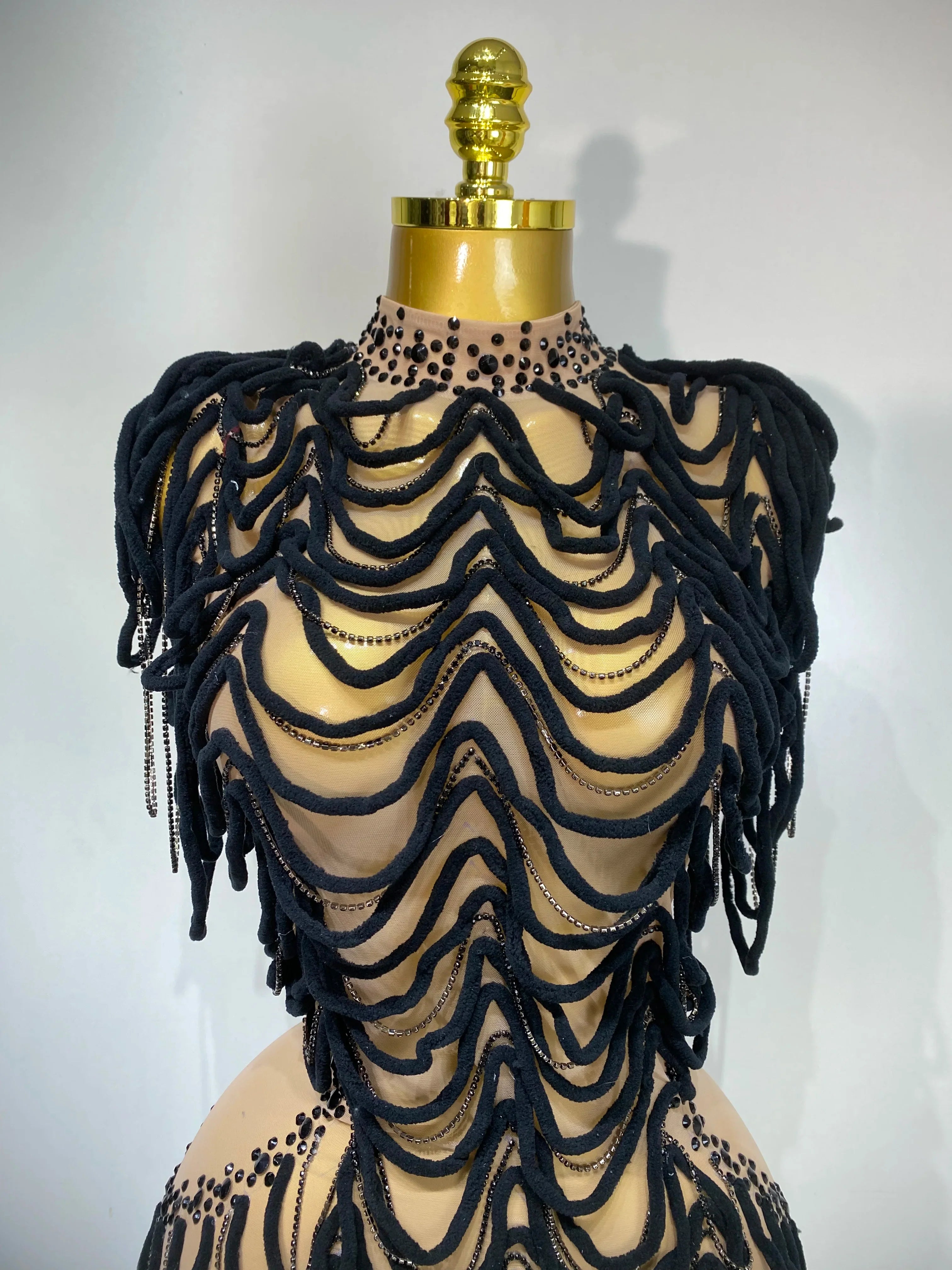 Venia Rhinestone Dress