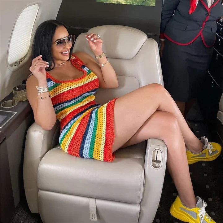 Catching Flights Mini Dress