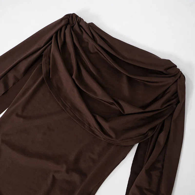 Chic Swing Collar Bodysuit Jumpsuit