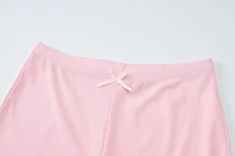 Barbie Pink Knit Pants Set