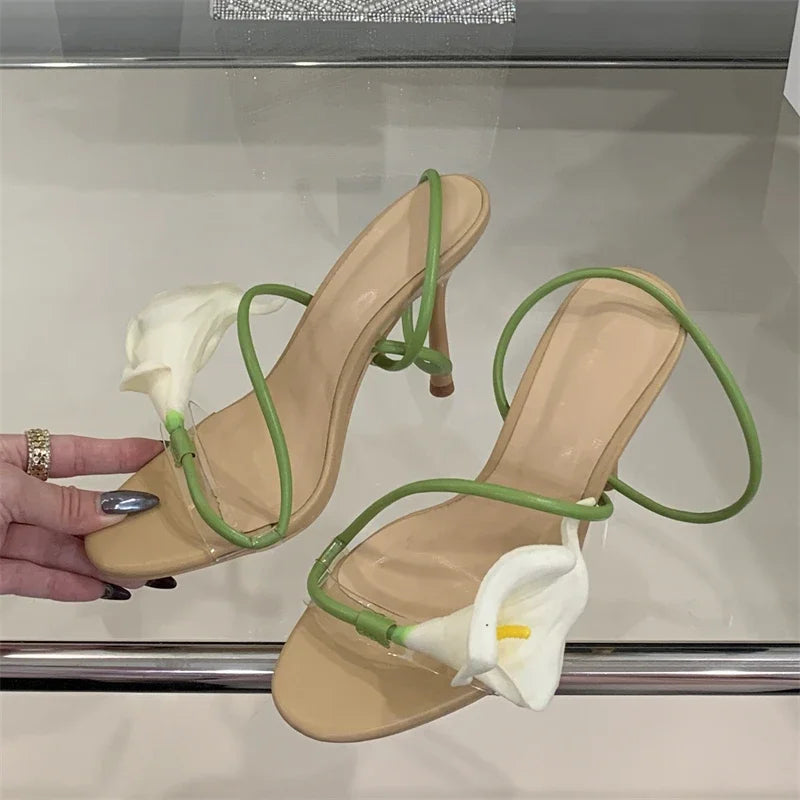 Flower High Heels