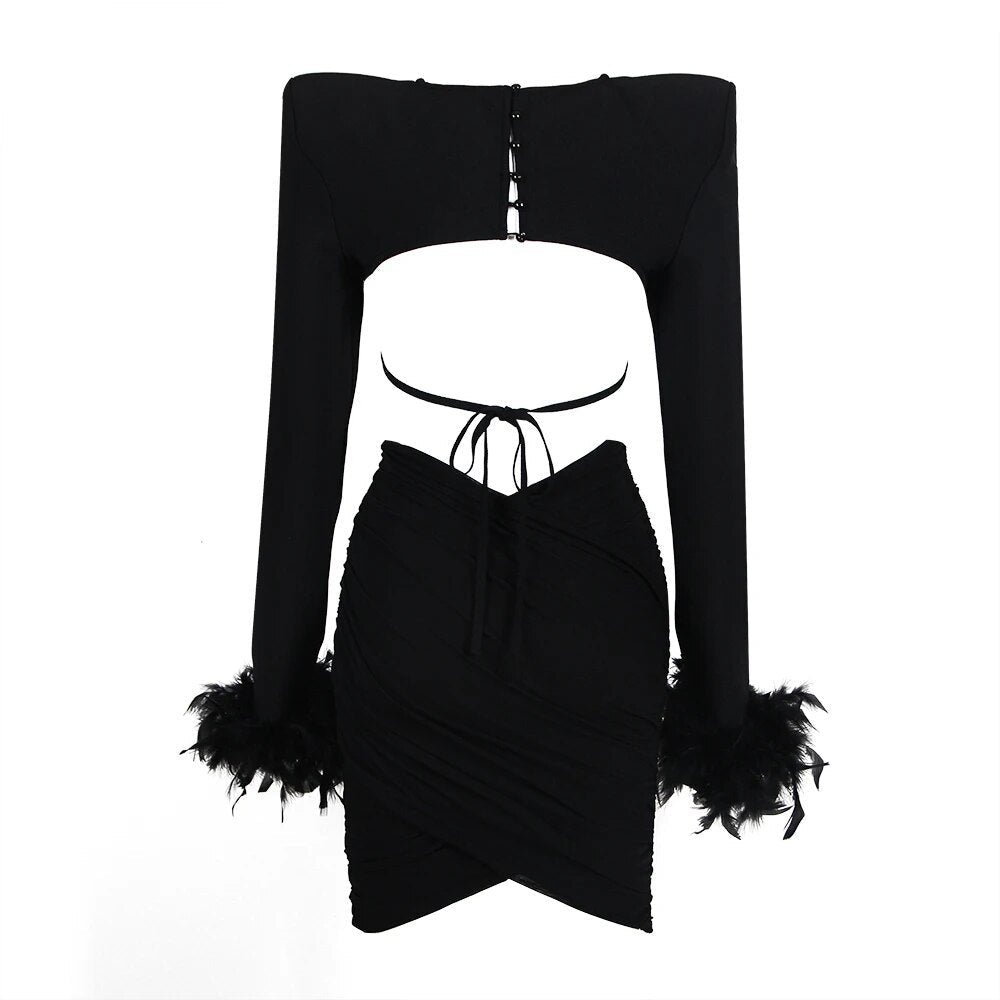 Sarah Ruched Bandage Dress