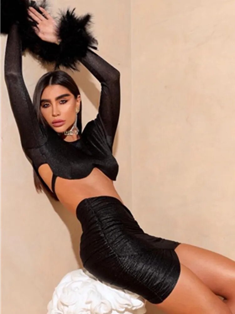 Sarah Ruched Bandage Dress