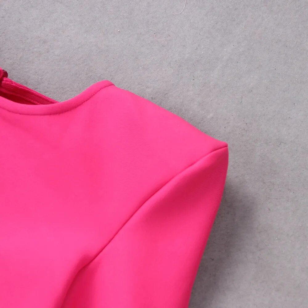 Sarah Ruched Bandage Dress